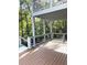 Elevated deck overlooking wooded backyard at 2125 Clay Rd, Austell, GA 30106