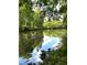 Serene pond view with lush green trees at 2125 Clay Rd, Austell, GA 30106