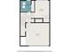 Detailed floorplan showcasing a bedroom, laundry, hall, and garage dimensions at 5104 Leeshire Se Trl # 64, Atlanta, GA 30339