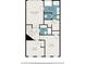 Detailed floorplan showcasing primary bedroom, primary bath, walk-in closet, and bedroom dimensions at 5104 Leeshire Se Trl # 64, Atlanta, GA 30339