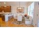 Charming breakfast nook with built-in seating, natural light, and view of kitchen at 4703 Legacy Cove Ln, Smyrna, GA 30126