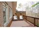 Outdoor deck with patio furniture, creating a cozy and relaxing space for enjoying the fresh air and outdoor views at 4703 Legacy Cove Ln, Mableton, GA 30126