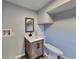 Updated bathroom with a vanity and toilet at 2422 Tiffany Cir, Decatur, GA 30035