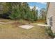House backyard with patio and landscaping at 2005 Creek Pointe Way, Villa Rica, GA 30180