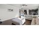 Open-concept living room showcasing hardwood floors and modern decor at 2527 Dayview Ln, Atlanta, GA 30331