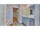 Bathroom with double vanity, walk-in shower and separate tub at 2810 Torunn Ct, Atlanta, GA 30331