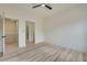 Spacious bedroom with hardwood floors and ceiling fan at 4265 Haynes Cir, Snellville, GA 30039