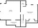 Basement floor plan with garage, bathroom, electrical, and recreation room at 3536 Evans Ridge Trl, Atlanta, GA 30340