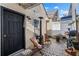 Cozy back patio with a fire pit and seating area at 1680 Perserverence Hill Nw Cir # 23, Kennesaw, GA 30152