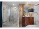 Luxurious bathroom with soaking tub and marble shower at 1680 Perserverence Hill Nw Cir # 23, Kennesaw, GA 30152