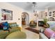 Spacious living room featuring a fireplace and ample natural light at 1680 Perserverence Hill Nw Cir # 23, Kennesaw, GA 30152