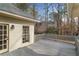 Exterior deck overlooking a beautiful yard at 10575 Stonefield Lndg, Johns Creek, GA 30097