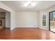 Bright dining room with hardwood floors and view to deck at 2600 Sims Crest Ct, Snellville, GA 30078