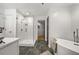 Modern bathroom with soaking tub and walk-in shower at 260 18Th St # 10320, Atlanta, GA 30363
