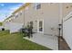A quaint backyard featuring a small patio area, grill, and privacy fence, perfect for outdoor entertaining and relaxation at 2555 Flat Shoals Rd # 802, Atlanta, GA 30349