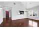 Open dining area featuring hardwood floors and natural light at 3490 Buffington Ln, Cumming, GA 30040
