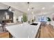 Quartz countertop kitchen island with a modern sink and faucet at 369 Antioch Rd, Dallas, GA 30157