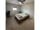 Bright bedroom featuring a ceiling fan and neutral decor at 809 Jordan Ln # K3, Decatur, GA 30033