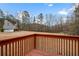 Deck overlooks a large backyard and wooded area at 23 Faith Ct, Douglasville, GA 30134