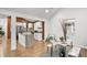 Modern kitchen with white cabinets, granite countertops and island at 2049 Meador Se Ave, Atlanta, GA 30315