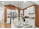 Modern kitchen with stainless steel appliances and wood accents at 2049 Meador Se Ave, Atlanta, GA 30315