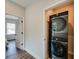 Convenient laundry closet with stackable washer and dryer at 2651 Stream Nw Ter, Atlanta, GA 30318