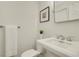 Small bathroom with white sink and toilet at 9 Ivy Gates Ne, Atlanta, GA 30342