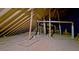 Unfinished attic space with exposed beams and ductwork at 1050 Wiley Bridge Rd, Woodstock, GA 30188