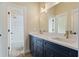 Bathroom with double vanity and a modern design at 100 Percheron Dr, Canton, GA 30114