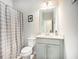 Small bathroom with shower/tub combo at 110 Cobalt Dr, Fayetteville, GA 30214