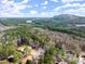 An aerial view of the home and community, highlighting its location and natural surroundings at 1579 Howell Highlands Dr, Stone Mountain, GA 30087