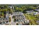 Wide aerial view of the townhome community at 1590 Ridgebrook Downs, Mableton, GA 30126