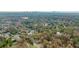 Aerial view of house and surrounding area, showcasing landscape and cityscape in background at 5220 Green Oak Ct, Atlanta, GA 30327