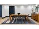 Formal dining room with large wooden table and seating for eight at 5220 Green Oak Ct, Atlanta, GA 30327