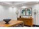 Bright dining room with wooden table and statement art at 5220 Green Oak Ct, Atlanta, GA 30327