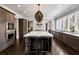 Gourmet kitchen boasting stainless steel appliances and an island at 5220 Green Oak Ct, Atlanta, GA 30327