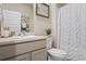 Clean bathroom with shower and tub at 1508 Denver Way, Locust Grove, GA 30248