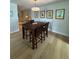 Bright dining room featuring a table with seating for four and modern lighting at 195 14Th Ne St # 902, Atlanta, GA 30309