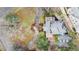 Aerial view of the property shows landscaping and stone driveway at 7 W Andrews Nw Dr, Atlanta, GA 30305