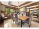 Bright dining room with hardwood floors and a large table at 2220 Edison Ave, Atlanta, GA 30305