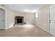 Finished basement featuring a stone fireplace at 3589 Satellite Blvd, Ellenwood, GA 30294