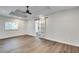 Bright bedroom with hardwood floors and barn door at 265 Whitaker Nw Cir, Atlanta, GA 30314