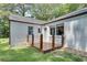 Wooden deck with metal railing situated adjacent to the house at 265 Whitaker Nw Cir, Atlanta, GA 30314