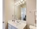 Small bathroom with vanity and large mirror at 4694 Wehunt Commons Se Dr # 25, Smyrna, GA 30082