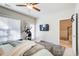 Bright bedroom with exercise equipment and private access to upper level at 4694 Wehunt Commons Se Dr # 25, Smyrna, GA 30082