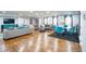 Bright living room features an open floor plan, modern furnishings, and hardwood floors at 218 Ward Rd, Ellenwood, GA 30294
