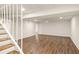 Finished basement with hardwood floors and ample space at 1195 Old Woodbine Rd, Atlanta, GA 30319