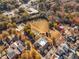 Aerial view of neighborhood with community center and park at 4143 N Swann St, Covington, GA 30014