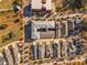 Aerial view of neighborhood with homes and street layout at 4143 N Swann St, Covington, GA 30014