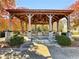 Wooden gazebo with picnic tables, perfect for outdoor gatherings at 4143 N Swann St, Covington, GA 30014